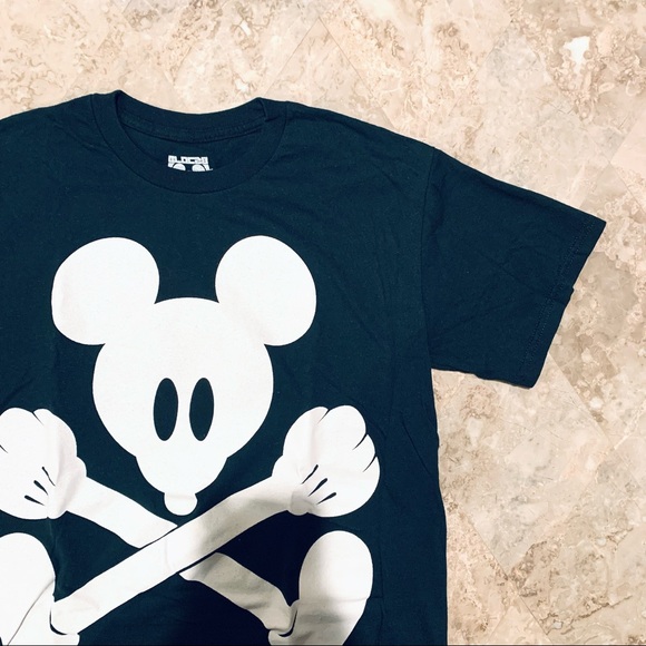 Disney Mickey Mouse CrossBones Shirt RARE - Picture 1 of 4